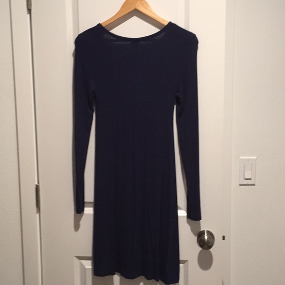 Blue dress, A line shape. - Picture 5 of 9